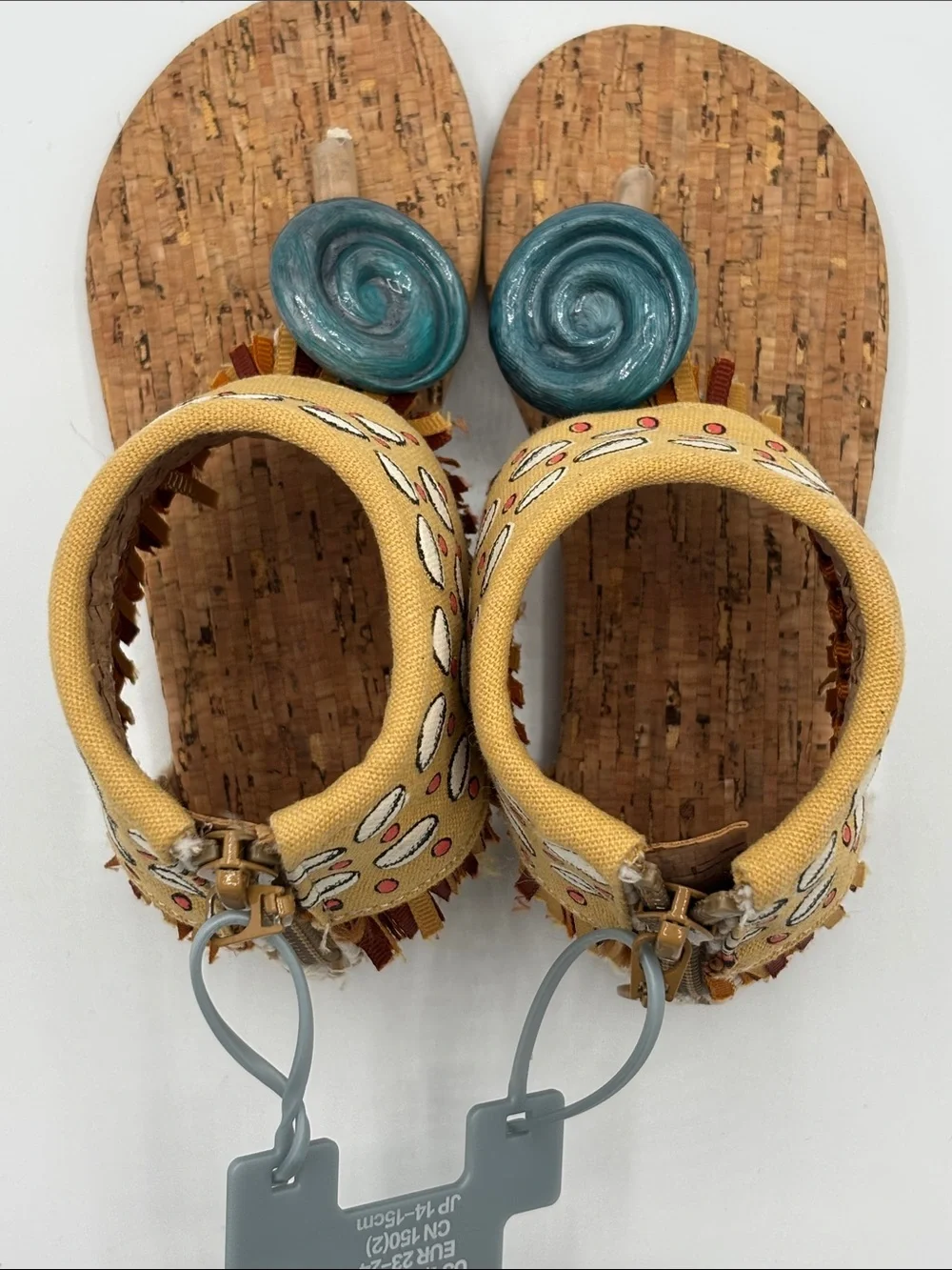 Disney Girl’s Moana Collections Seashell Print Sandals Size 7/8